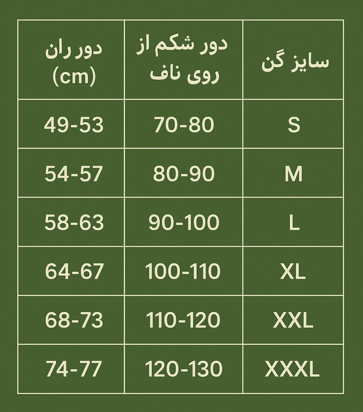 گن شلواری ران
